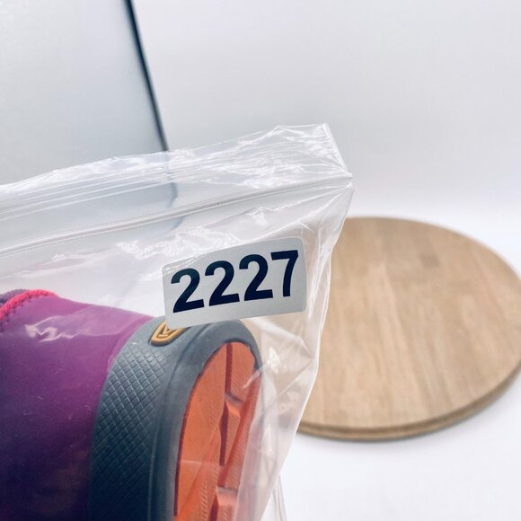 Keen Boots Womens 5 Pink Mesh Mid Calf Stripe Insulted Snow - Picture 12 of 12